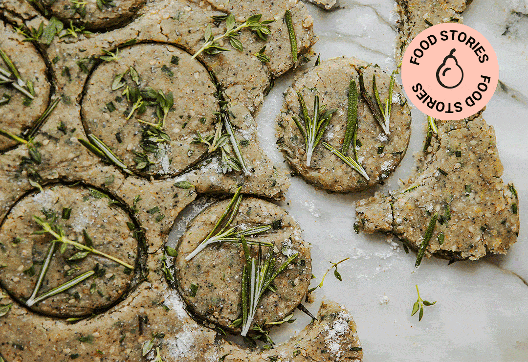 Les cookies herbes & parmesan
