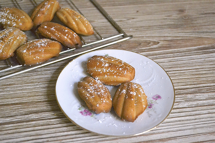 Les madeleines au miel de Joël Robuchon