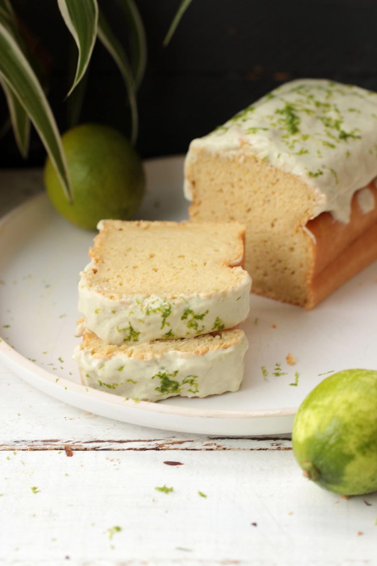 Cake au citron vert-lait de coco de Vincent Ferniot