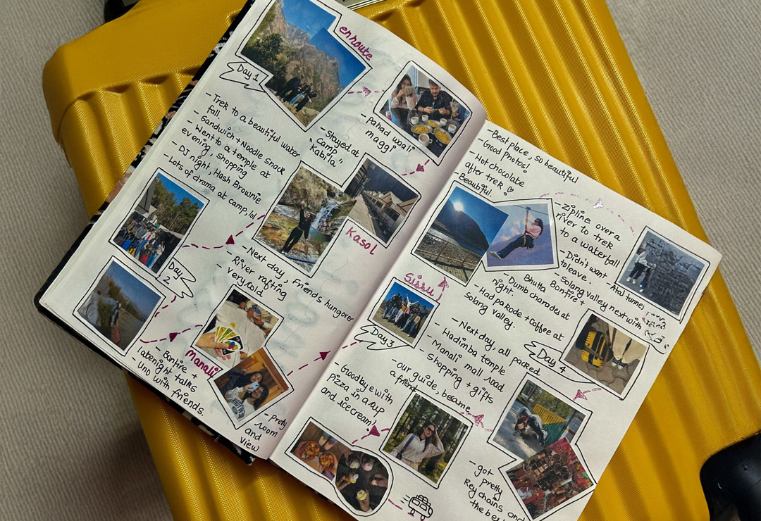 Journaling : notre shopping board