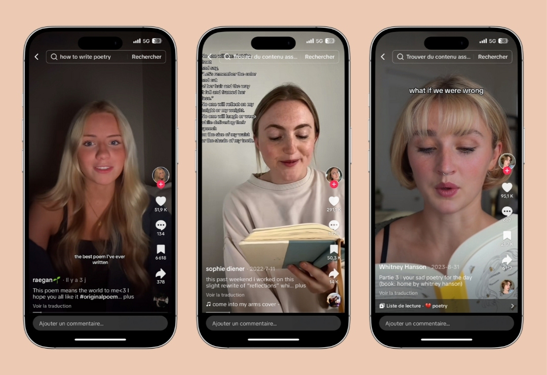 Sur TikTok, la poésie n’est pas morte