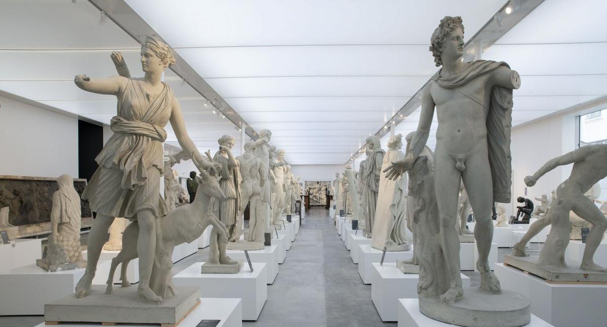 Des statues en plâtre